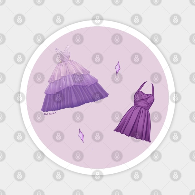 Speak Now dresses (Taylor's) Magnet by Abril Victal